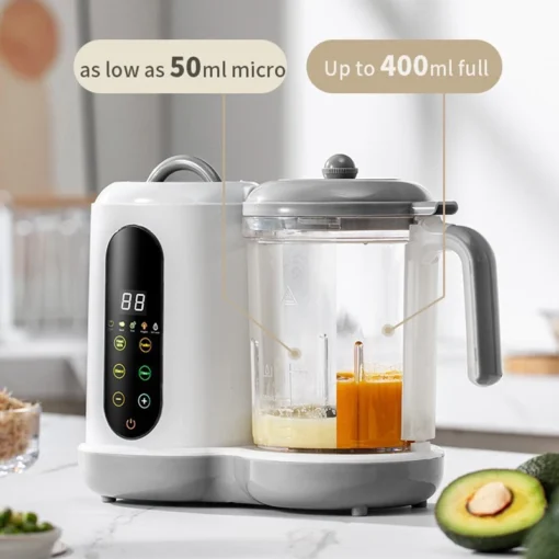 Baby Food Maker Multicooker with Electric Steamer and Blender Functionality for Parents - Image 6