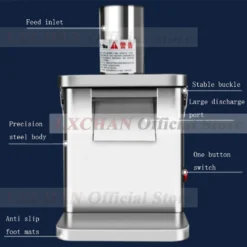 Alternative view of Electric Vegetable and Fruit Slicer with 5 Blades for Cubes and Strips