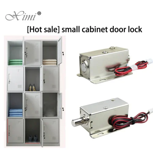 Alternative view of DC Mini Electric Bolt Lock - 12V Stainless Steel Solenoid Door Lock, Easy Installation
