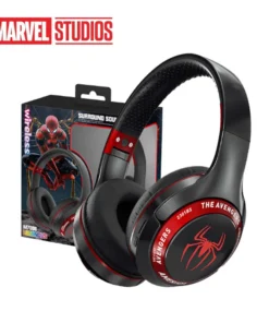 Marvel Spider-Man Wireless Over-Ear Headphones with Noise Cancellation and Hi-Fi Stereo Sound