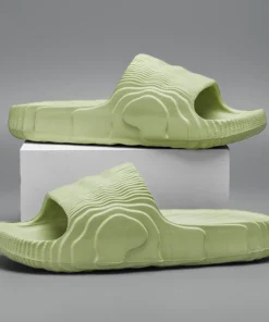 Alternative view of Men's Solid Beach Sandals - Non-Slip, Soft, Ultralight Summer Slides