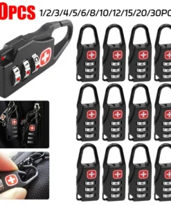 Mini Security Combination Lock - 1 Pack for Suitcases, Drawers, and Cabinets