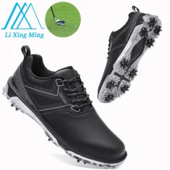 Waterproof Golf Shoes - High-Quality Leather - For Men