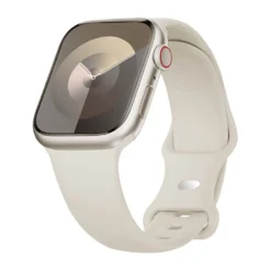 Alternative view of Silicone Strap for Apple Watch Bands with Adjustable Fit for Series Ultra, 2-11, 40-49mm