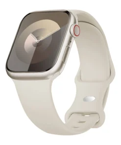 Alternative view of Silicone Strap For Apple Watch Bands 40mm 44mm 46mm 45mm 41mm 49mm 42 Correa Bracelet iWatch series ultra3 2 7 8 9 se 10 11 band