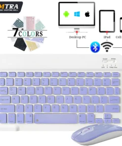 Mini Wireless Keyboard Bluetooth Keyboard For ipad Phone Tablet Portable Bluetooth Keyboard and Mouse For Samsung Xiaomi Android