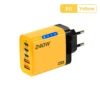 EU Plug Yellow