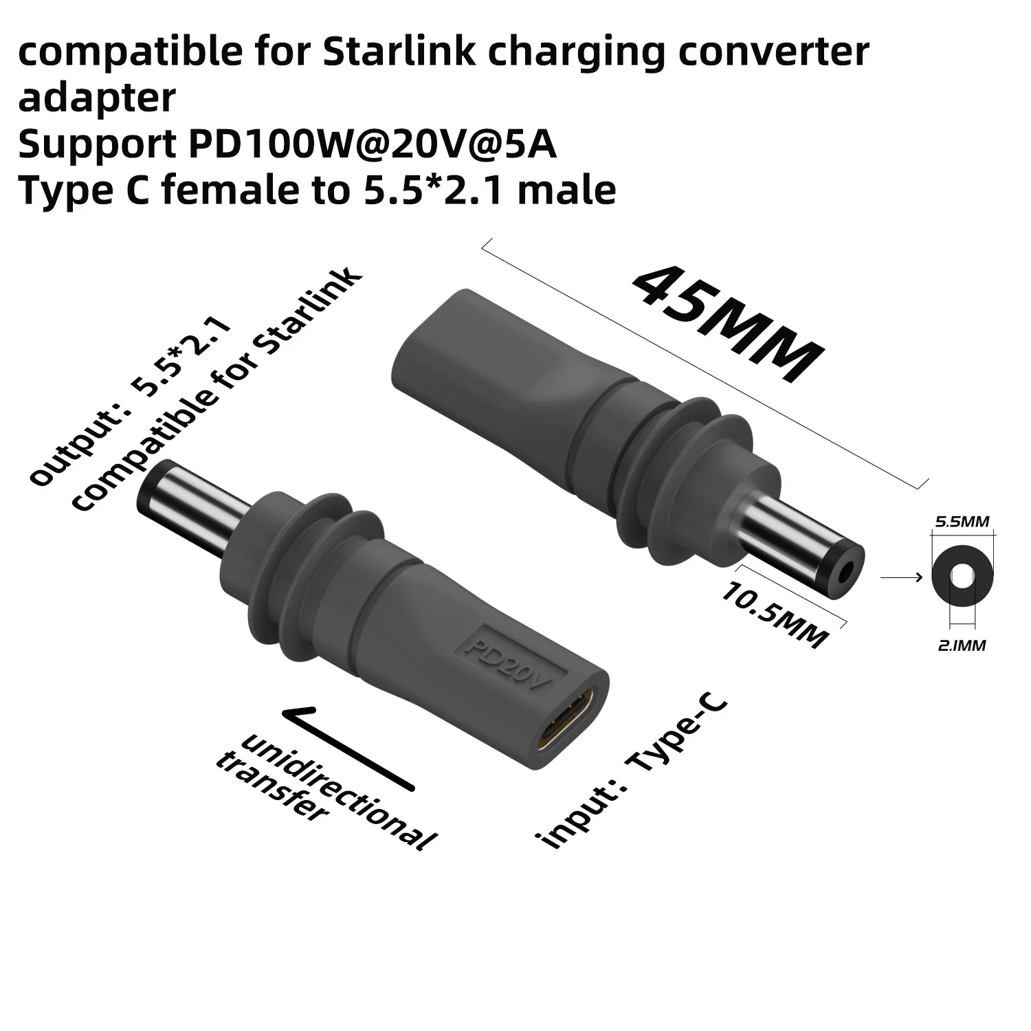 C to D Adapter