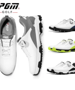 Alternative view of PGM New Men Golf Shoes Golf Waterproof Anti-slip Shoes Male Lightweight Breathable Sports Sneakers Outdoor Knob Buckle Footwear