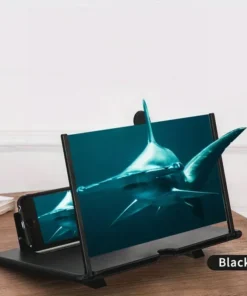 Alternative view of 12/10 inch HD Screen Magnifier, Anti Blue Light Eye Protection Mobile Phone Amplifier, Portable Multi-functional Video Enlarger