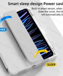 Alternative view of 2025 New Transparent Case for IPad 11th A16 Pro Air 13 11 M3 M2 M4 2025 12.9 " 9 8 7 6 5 4 10 Th Mini 7 6 Funda Shockproof Cover