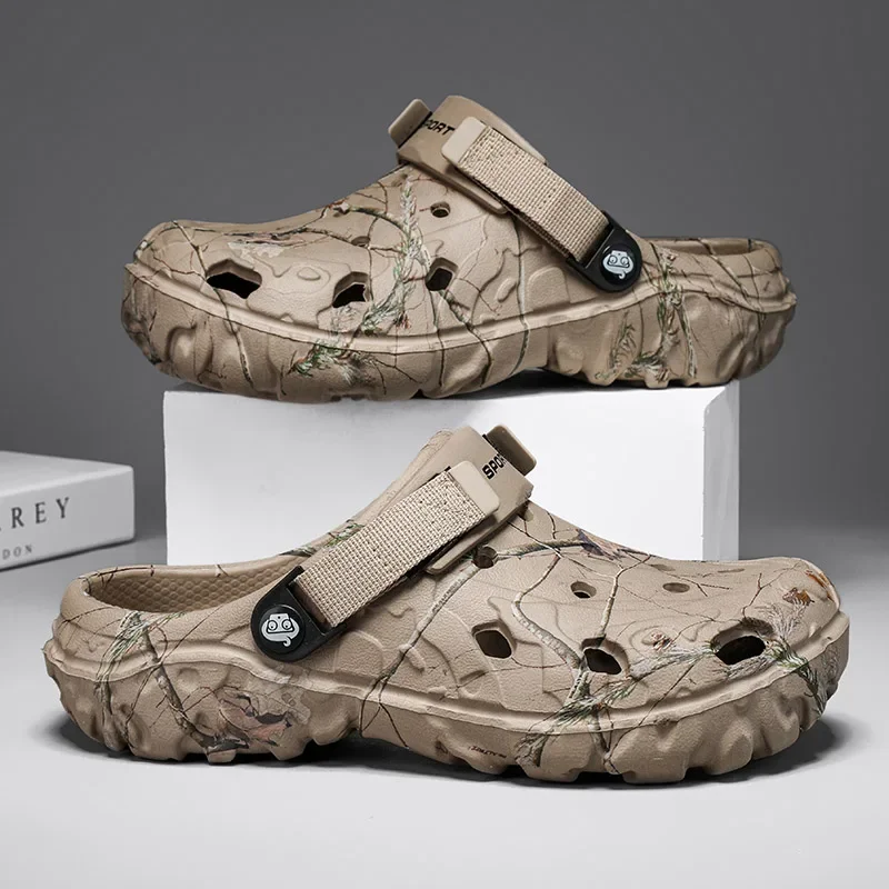 Men's Comfortable Clogs Sandals - Non-Slip Flip Flops, Big Size 46-47 - Image 2