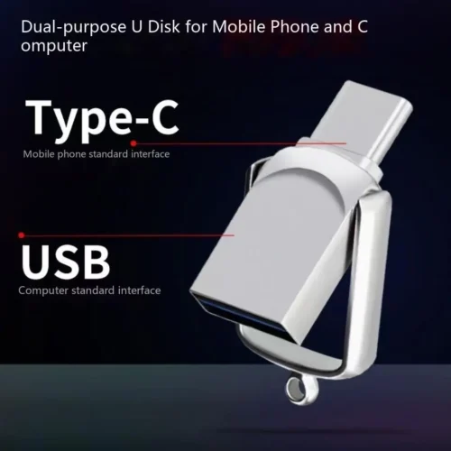 Alternative view of CCSN 2-in-1 Type-C USB Flash Drive - 32GB, 64GB, 128GB