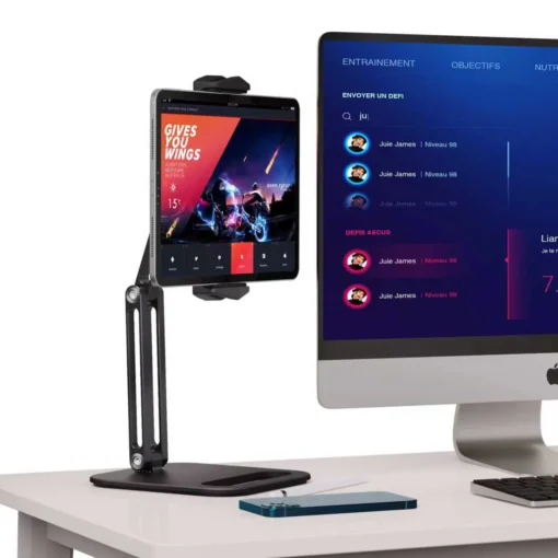 Artpowers Magnetic Tablet Holder for Desk - Metal Design Compatible with iPad Pro, Xiaomi, Samsung, and Huawei Tablets - Image 6