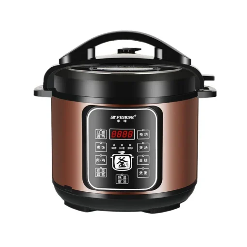 Electric Pressure Cooker with Multifunctional Rice Steamer, 6L Capacity for Efficient Cooking - Image 6