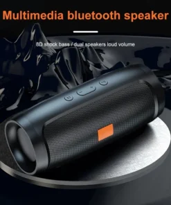 TF Portable Wireless Stereo Bluetooth Speaker - Dual Subwoofers, FM, TF Card Playback