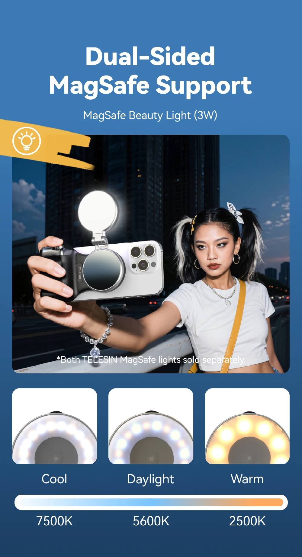 Magnetic Hand Grip Phone Holder with Remote Control for iPhone, Huawei, Samsung Users - Image 5