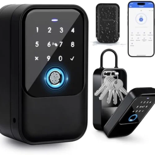 TTlock Smart Key Lock Box - Wireless Bluetooth Electronic Key Safe for Home Use