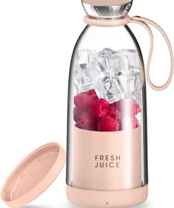 500ml Portable Wireless Fruit Juicer with 6 Blades