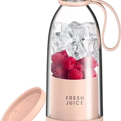 500ml Portable Wireless Fruit Juicer with 6 Blades
