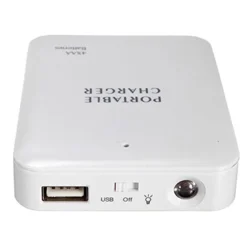 Portable USB Power Bank Charger with 4X AA Battery Capacity for iPhone Users