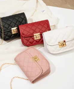 New Embroidered Bag 2024 Ladies Bags Trendy Women's Bag Cross border Small Square Bag Fashion Chain Bag