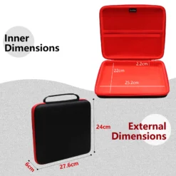 Alternative view of LTGEM Hard Case for AKAI Professional APC Mini MK2 MIDI Pad Controller - Waterproof Protective Storage Bag