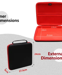 Alternative view of LTGEM EVA Hard Case for AKAI Professional APC Mini MK2 MIDI Pad Controller Waterproof Protective Carrying Storage Bag(only case)