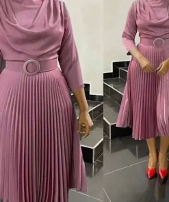 Alternative view of Elegant African Dresses for Women - Slim Fit Dashiki Ankara Style for Office and Parties