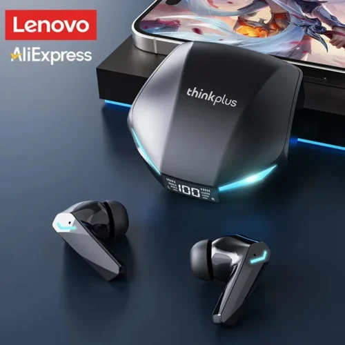 Lenovo XT53 Wireless Bluetooth 5.4 Earbuds with LED Display and Waterproof Design