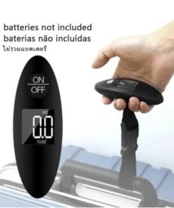 40kg/100g Portable Luggage Scale High Precision Travel Digital Hanging Scales With Webbing belt LCD Digital Electronic Luggage