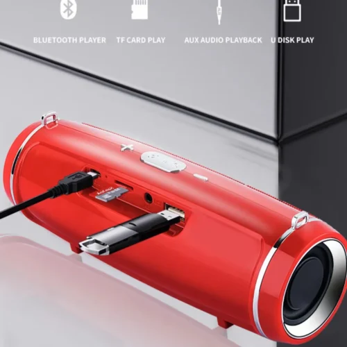 Alternative view of Portable 200W Bluetooth Speaker - Waterproof, HIFI Stereo Sound, FM Radio, TF Card Support
