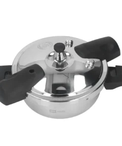 Stainless Steel 1.8L Pressure Cooker - Safe and Durable for Gas and Induction Stoves
