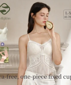 SUJIIN Sexy Lace Camisole Tank Tops Women 2025 Summer Sleeveless Beautiful Back Top Lady Simple Casual Tees Woman Clothing XD001