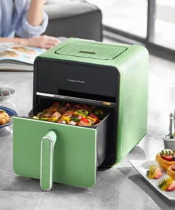 4L Multifunctional Air Fryer Oven with Steam and Metal Cavity