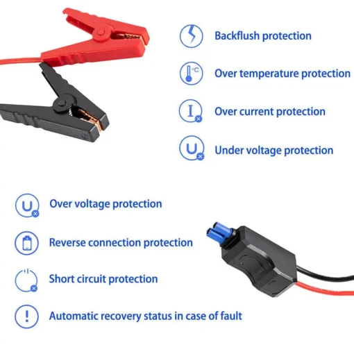 2000A Jump Starter Power Bank with 39800mAh Capacity for Petrol and Diesel Vehicles - Image 2