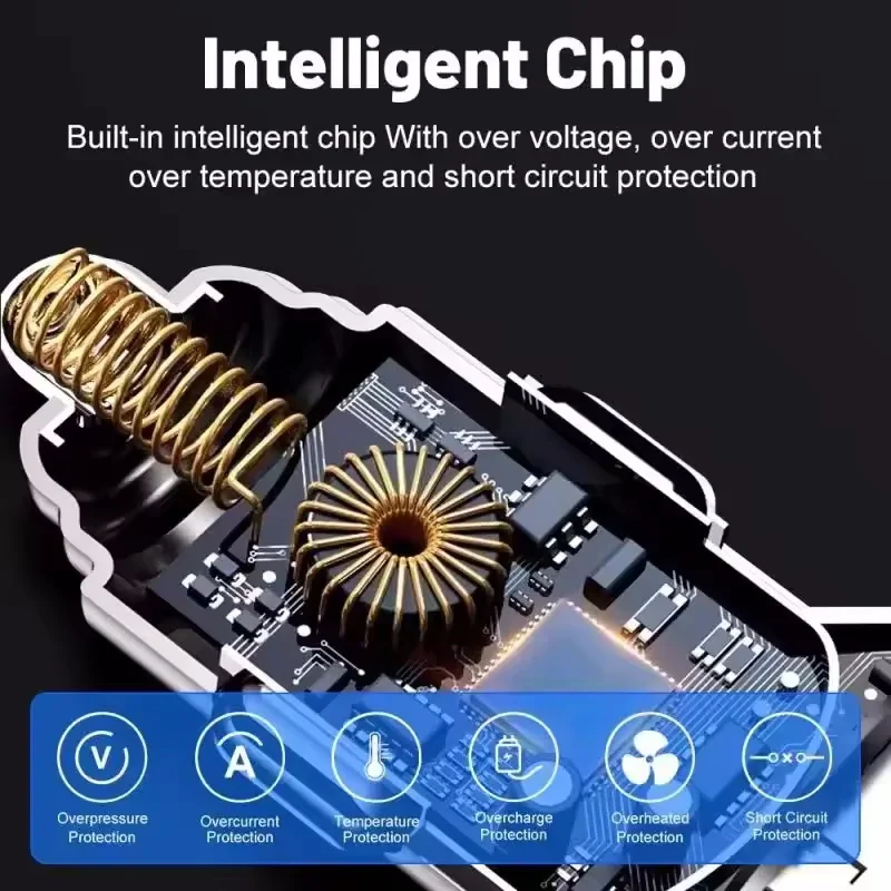 350W USB Car Charger with PD and QC3.0 for iPhone, Samsung, Huawei, and Xiaomi Devices - Image 6