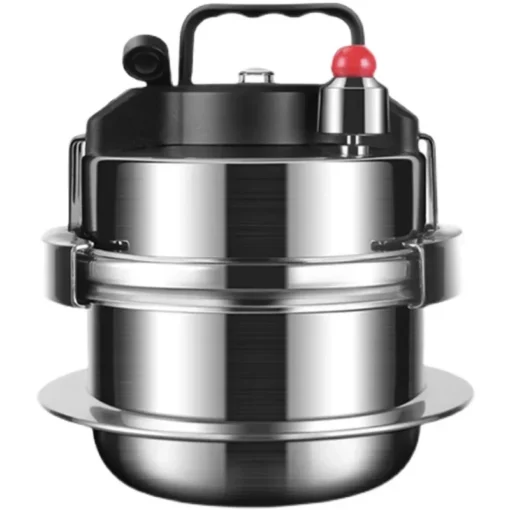 Stainless Steel Pressure Cooker - Mini Induction Cookware for Soup and Rice - 1.2L/1.6L Capacity - Image 5