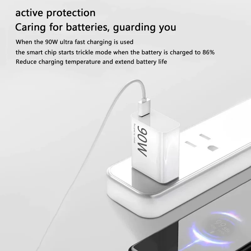 Xiaomi 90W USB-C Fast Charging Wall Adapter with Cable - Image 3