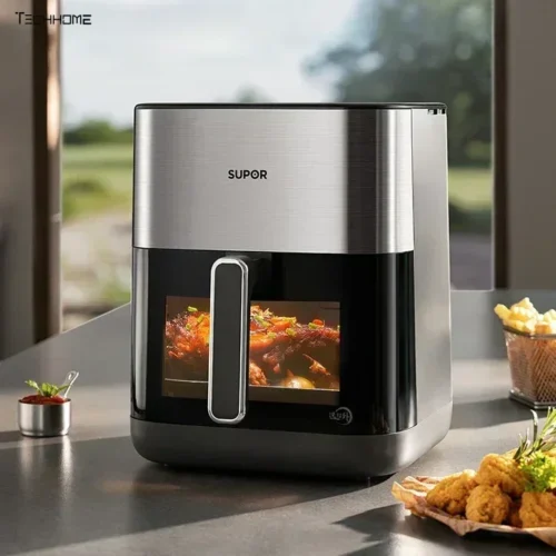 Visual 6L Dual Heat Air Fryer - Large Capacity, Multifunctional, Intelligent Design