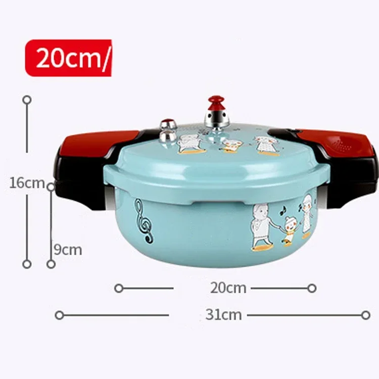 Universal Mini Gas Induction Pressure Cooker for 1-4 People - Explosion-Proof, Cartoon Design - Image 6