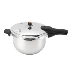 Stainless Steel Pressure Cooker with Safety Valve and 80KPA Multifunctional Capacity