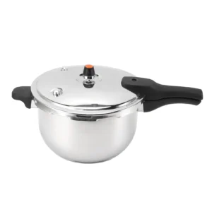 Stainless Steel Pressure Cooker with Safety Valve and 80KPA Multifunctional Capacity - 3L