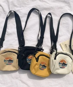 Mini Women's Bag Canvas Handbags Small Cloth Shoulder Crossbody Bags for Women 2023 Ladies Purse Phone Sac A Main Femme Bolsas