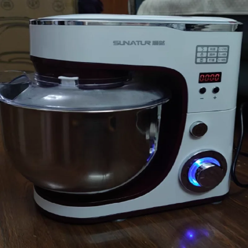 Sunran 220V Stand Mixer - Automatic Dough Kneader for Fresh Milk Dough