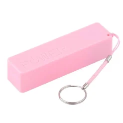 Portable Power Bank for 18650 Lithium Battery - USB Charger with Shockproof Case for Mobile Devices