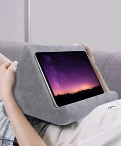 Xnyocn Tablet Stand with Multifunctional Sponge Pillow for iPad, Samsung, and Huawei Tablets - Bed and Book Holder