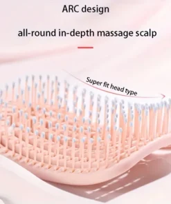 Alternative view of WANMEI Volumizing Detangling Hair Massage comb Hair Massage Comb with Hollowed-Out Design hair styling tools for real hair wigs