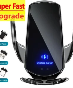 15W Magnetic Wireless Car Charger Mount for iPhone and Samsung