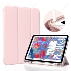 iPad Case with Pencil Slot for 10th Gen, Air 11 & Pro 11 for Students and Professionals